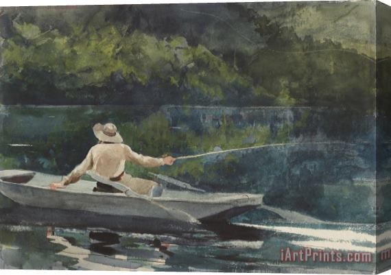 Winslow Homer Casting, Number Two Stretched Canvas Print / Canvas Art