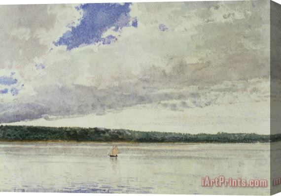 Winslow Homer Small Sloop on Saco Bay Stretched Canvas Print / Canvas Art