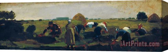 Winslow Homer The Gleaners Stretched Canvas Print / Canvas Art