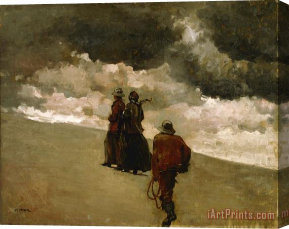 Winslow Homer To The Rescue Stretched Canvas Painting / Canvas Art