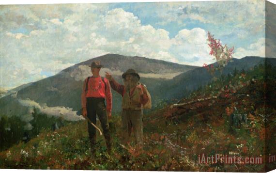Winslow Homer Two Guides Stretched Canvas Painting / Canvas Art