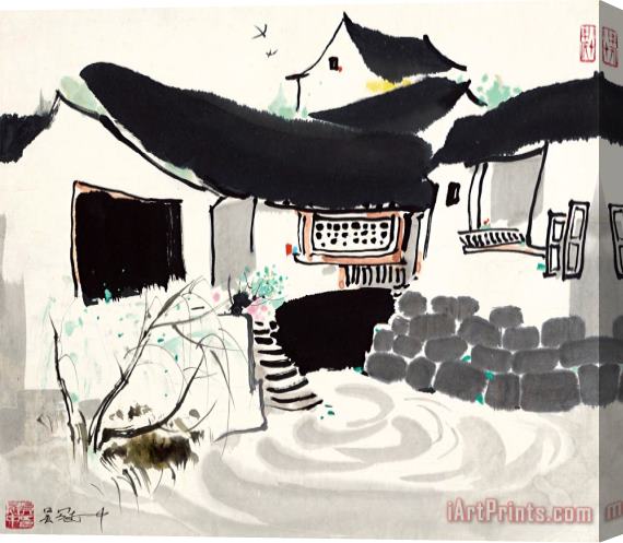 Wu Guanzhong Home Stretched Canvas Print / Canvas Art