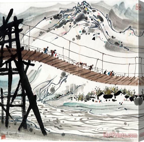 Wu Guanzhong Scenery of Yunnan Stretched Canvas Print / Canvas Art