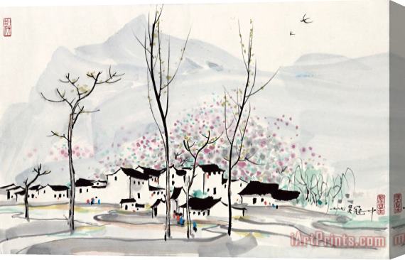 Wu Guanzhong Spring, 1989 Stretched Canvas Print / Canvas Art