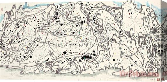 Wu Guanzhong Wu Gorge, 1987 Stretched Canvas Painting / Canvas Art