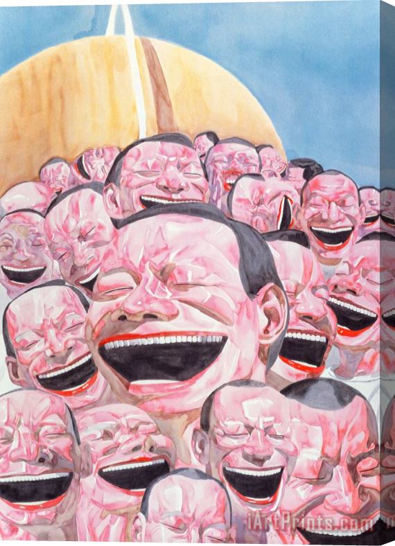 Yue Minjun Untitled (smile Ism No. 3), 2006 Stretched Canvas Print / Canvas Art