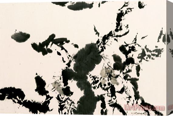 Zao Wou-ki Sans Titre Stretched Canvas Print / Canvas Art