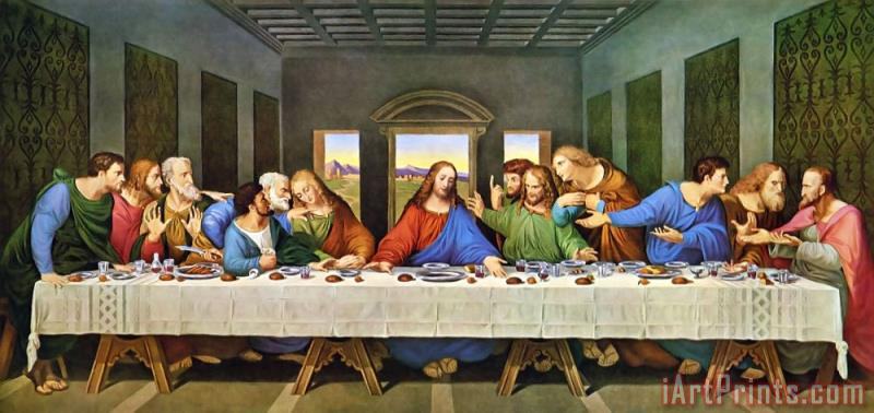 Leonardo da Vinci The Last Supper painting - The Last ...