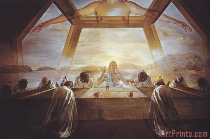 Salvador Dali The Sacrament of The Last Supper 1955 painting - The ...